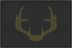 Nice Rack 4 Deer Silhouette Door Mats