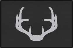 Nice Rack 4 Deer Silhouette Door Mats