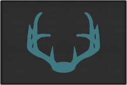 Nice Rack 4 Deer Silhouette Door Mats