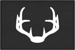 Nice Rack 4 Deer Silhouette Door Mats