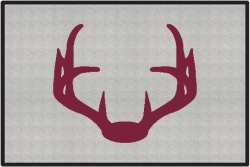 Nice Rack 4 Deer Silhouette Door Mats