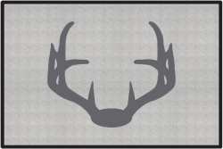 Nice Rack 4 Deer Silhouette Door Mats