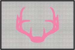 Nice Rack 4 Deer Silhouette Door Mats