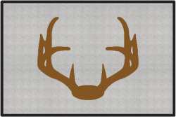 Nice Rack 4 Deer Silhouette Door Mats