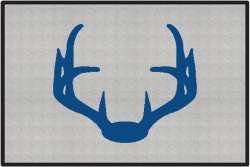 Nice Rack 4 Deer Silhouette Door Mats