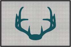 Nice Rack 4 Deer Silhouette Door Mats