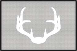 Nice Rack 4 Deer Silhouette Door Mats