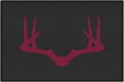 Wide Rack Deer Silhouette Door Mats