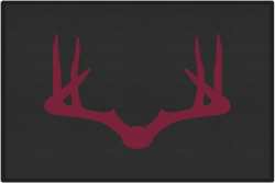 Wide Rack Deer Silhouette Door Mats