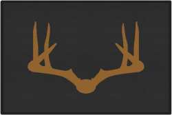 Wide Rack Deer Silhouette Door Mats