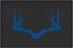 Wide Rack Deer Silhouette Door Mats
