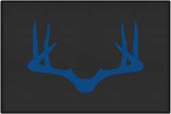 Wide Rack Deer Silhouette Door Mats