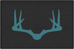 Wide Rack Deer Silhouette Door Mats