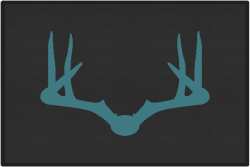 Wide Rack Deer Silhouette Door Mats