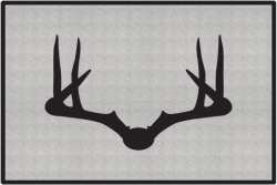 Wide Rack Deer Silhouette Door Mats