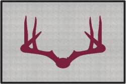 Wide Rack Deer Silhouette Door Mats