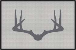 Wide Rack Deer Silhouette Door Mats
