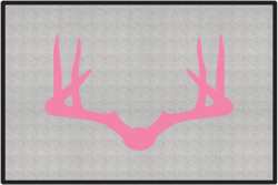 Wide Rack Deer Silhouette Door Mats