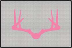 Wide Rack Deer Silhouette Door Mats