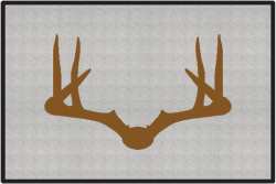 Wide Rack Deer Silhouette Door Mats