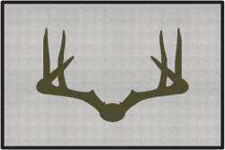 Wide Rack Deer Silhouette Door Mats