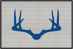 Wide Rack Deer Silhouette Door Mats