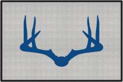 Wide Rack Deer Silhouette Door Mats