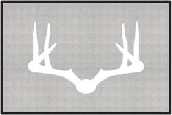 Wide Rack Deer Silhouette Door Mats