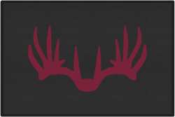 Nice Rack 6 Deer Silhouette Door Mats