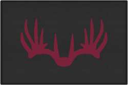 Nice Rack 6 Deer Silhouette Door Mats