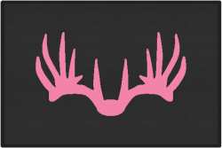 Nice Rack 6 Deer Silhouette Door Mats