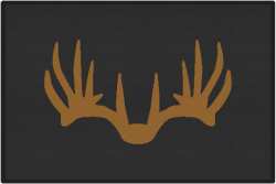 Nice Rack 6 Deer Silhouette Door Mats