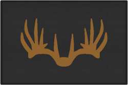 Nice Rack 6 Deer Silhouette Door Mats