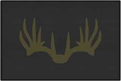 Nice Rack 6 Deer Silhouette Door Mats