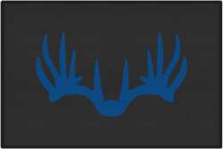 Nice Rack 6 Deer Silhouette Door Mats