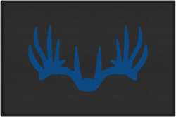 Nice Rack 6 Deer Silhouette Door Mats