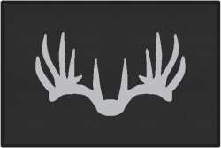 Nice Rack 6 Deer Silhouette Door Mats