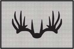 Nice Rack 6 Deer Silhouette Door Mats