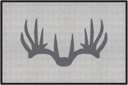 Nice Rack 6 Deer Silhouette Door Mats