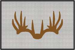 Nice Rack 6 Deer Silhouette Door Mats