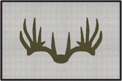 Nice Rack 6 Deer Silhouette Door Mats