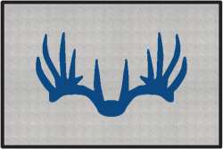 Nice Rack 6 Deer Silhouette Door Mats