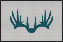 Nice Rack 6 Deer Silhouette Door Mats