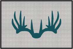 Nice Rack 6 Deer Silhouette Door Mats