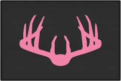 Nice Rack 3 Deer Silhouette Door Mats