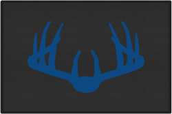 Nice Rack 3 Deer Silhouette Door Mats