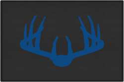 Nice Rack 3 Deer Silhouette Door Mats