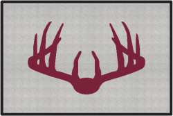 Nice Rack 3 Deer Silhouette Door Mats