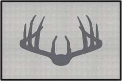 Nice Rack 3 Deer Silhouette Door Mats