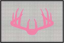 Nice Rack 3 Deer Silhouette Door Mats